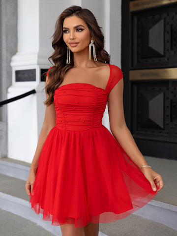 Cocktail Sling Bridesmaid Dress Wedding Dress - Her Casuals