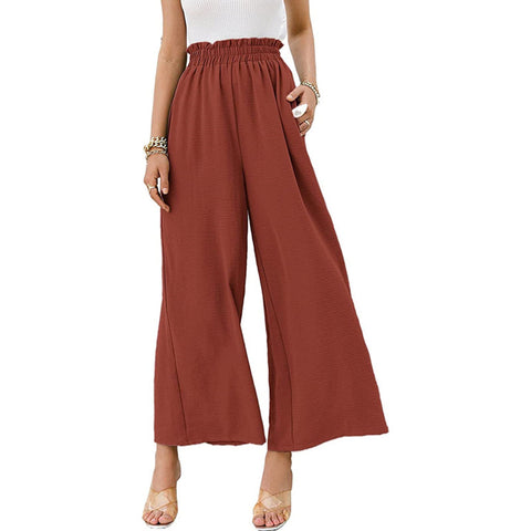 Spring Women's High Waist Loose Casual Pants - Her Casuals