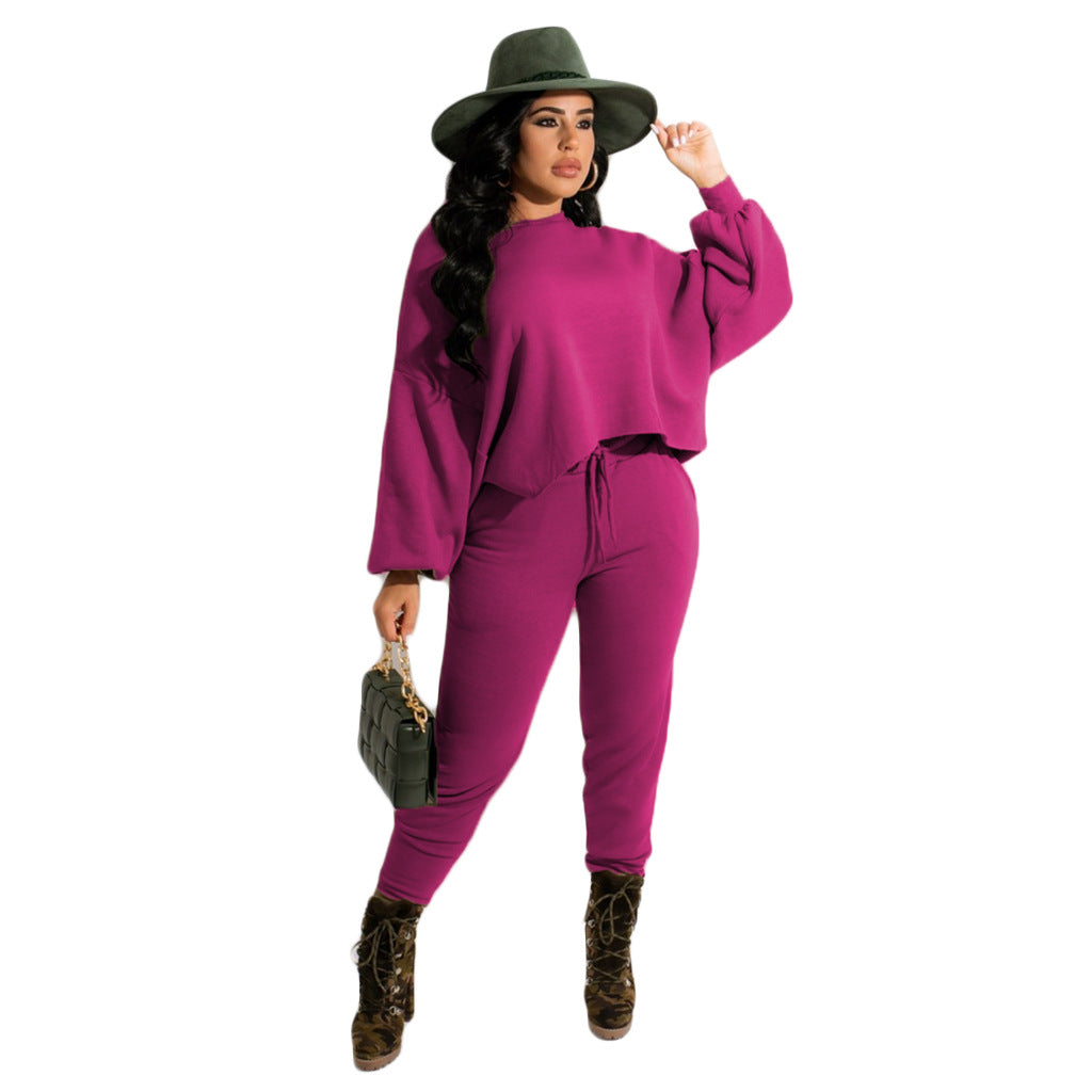 Puff Sleeve Women Wear Two Piece Set - Her Casuals