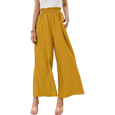 Spring Women's High Waist Loose Casual Pants - Her Casuals