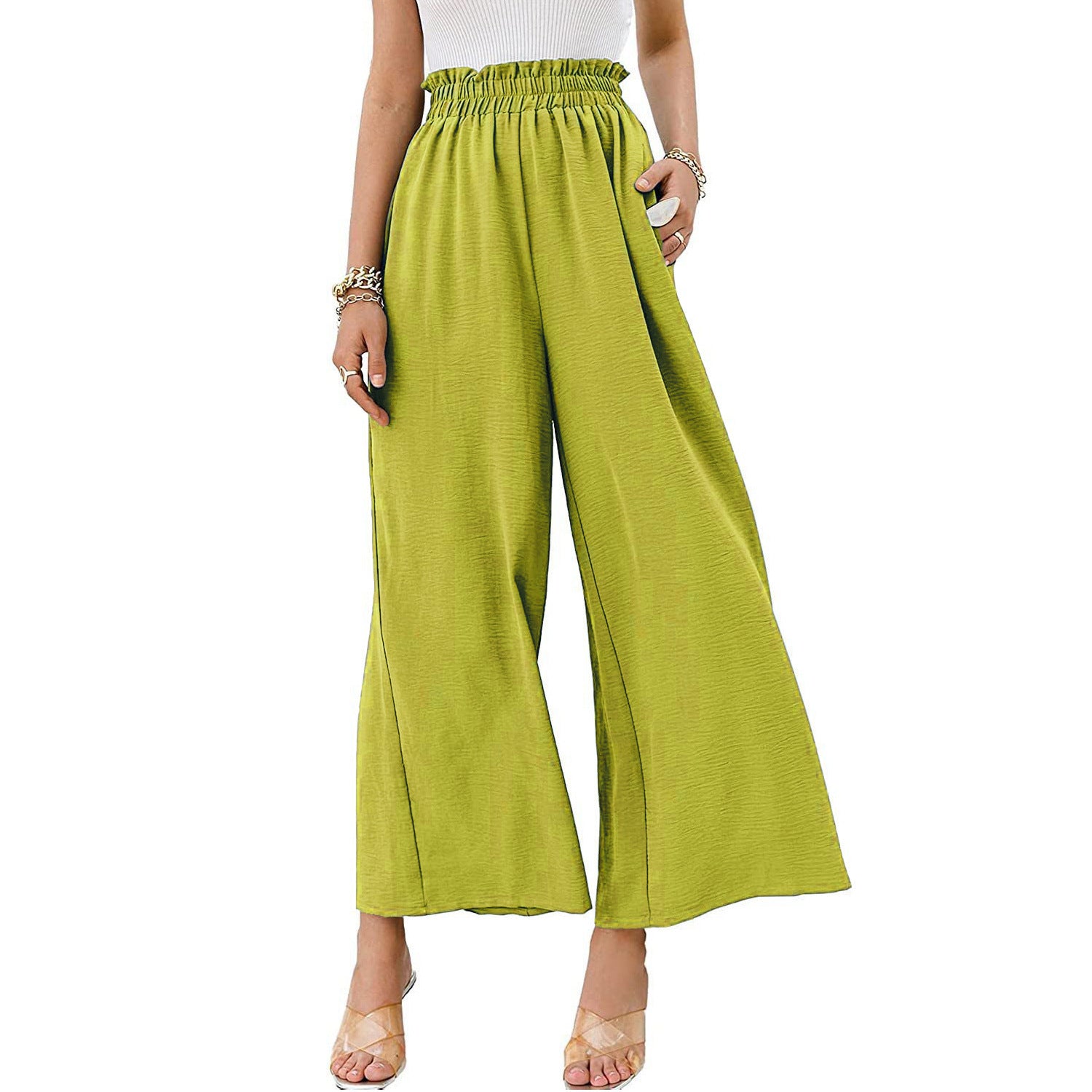 Spring Women's High Waist Loose Casual Pants - Her Casuals