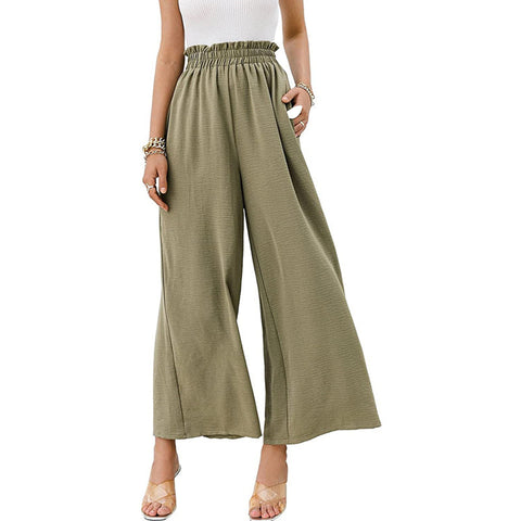 Spring Women's High Waist Loose Casual Pants - Her Casuals