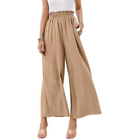 Spring Women's High Waist Loose Casual Pants - Her Casuals