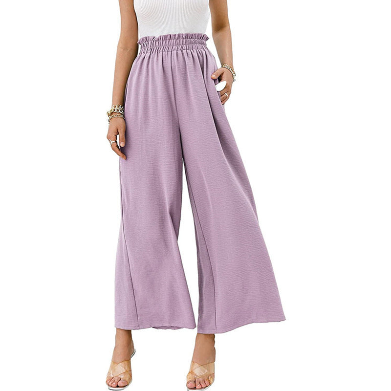 Spring Women's High Waist Loose Casual Pants - Her Casuals