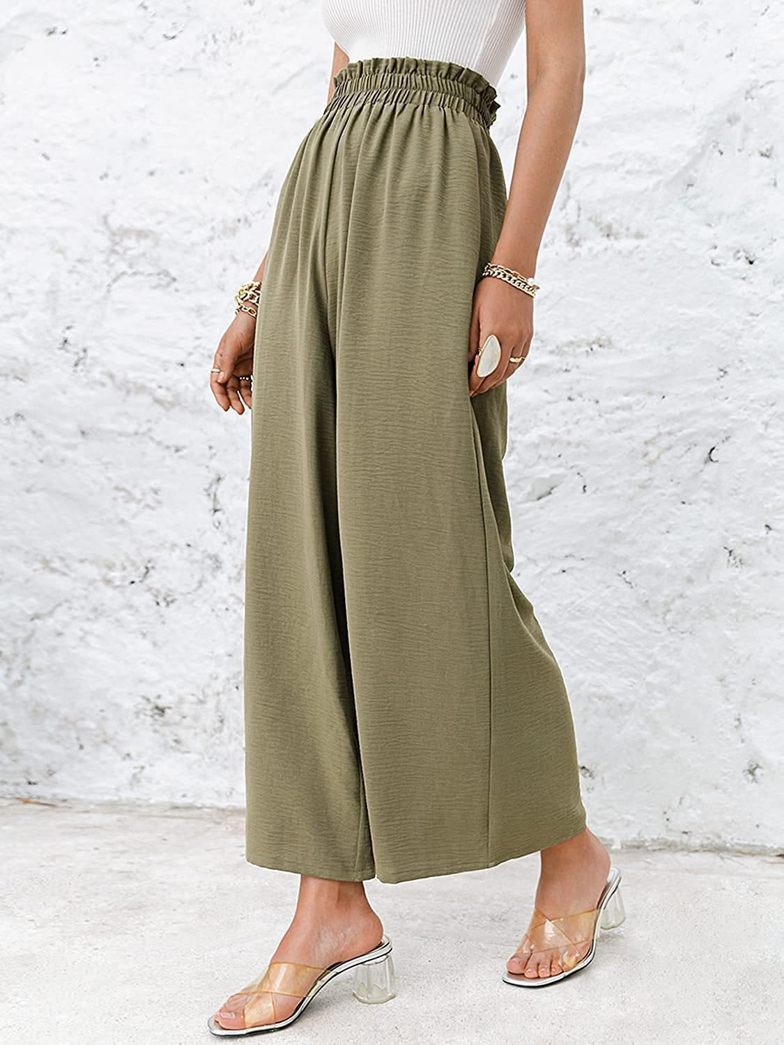 Spring Women's High Waist Loose Casual Pants - Her Casuals