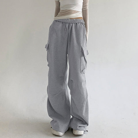 Spring Pleated Casual Sweatpants - Her Casuals