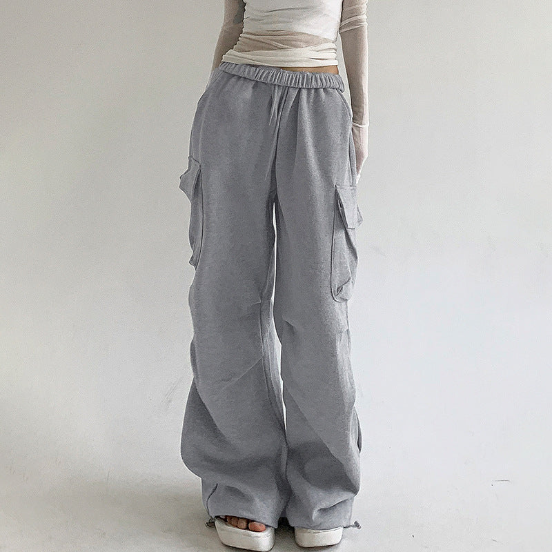 Spring Pleated Casual Sweatpants - Her Casuals