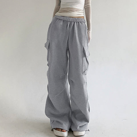 Spring Pleated Casual Sweatpants - Her Casuals