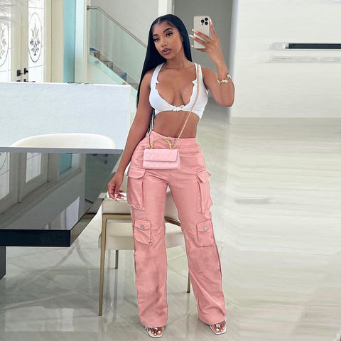 Sexy High Waist Street Trousers - Her Casuals